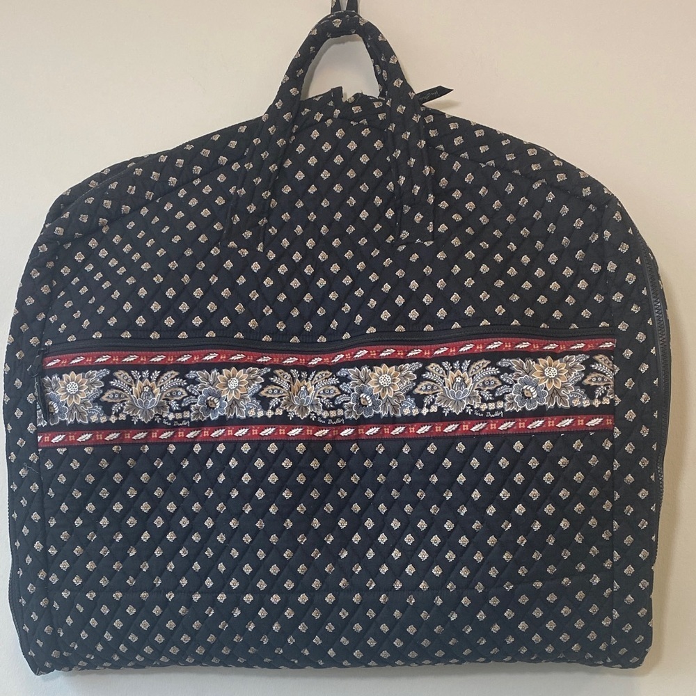 Vera Bradley Classic Black Quilted Women's Garment Travel Bag